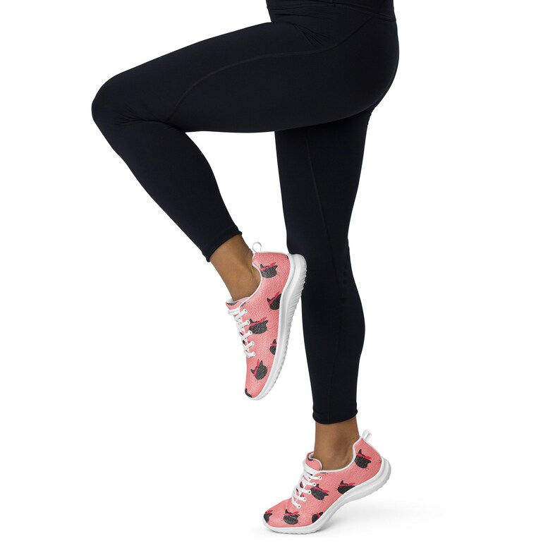 Pink Blackitty Fancy Workout Sneaker